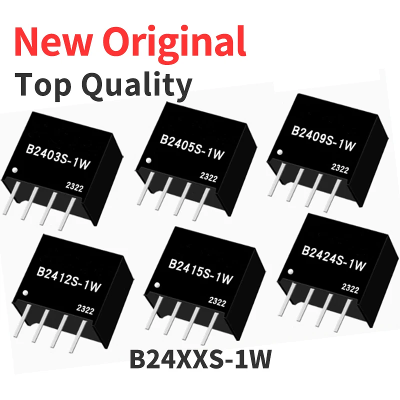 (10 Pieces) B2403S-1W B2405S-1W B2409S-1W B2412S-1W B2415S-1W B2424S-1W Power Modules
(10 Pieces) B2403S-1W B2405S-1W B2409S-1W B2412S-1W B2415S-1W B2424S-1W Power Modules