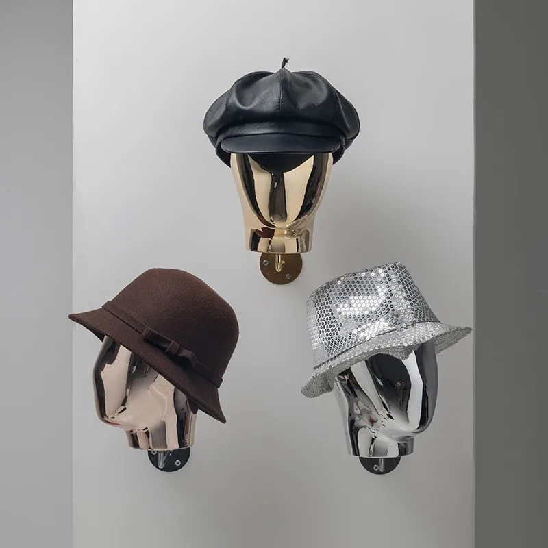 High-end men's and women's cloth, pin head mold, hat, headband, glasses, clothing store, hanger, window display, prop display ra
High-end men's and women's cloth, pin head mold, hat, headband, glasses, clothing store, hanger, window display, prop display ra