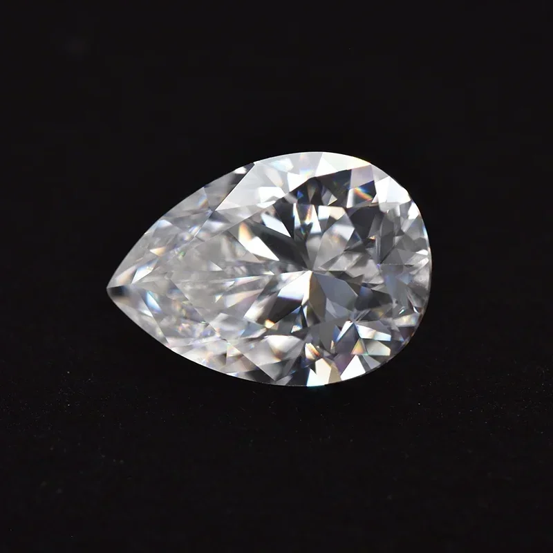 Moissanite Stone Pear Cut 0.1ct To 5ct D Color VVS1 Lab Grown Diamond Advanced Jewelry Creation Materials With GRA Certificate
Moissanite Stone Pear Cut 0.1ct To 5ct D Color VVS1 Lab Grown Diamond Advanced Jewelry Creation Materials With GRA Certificate