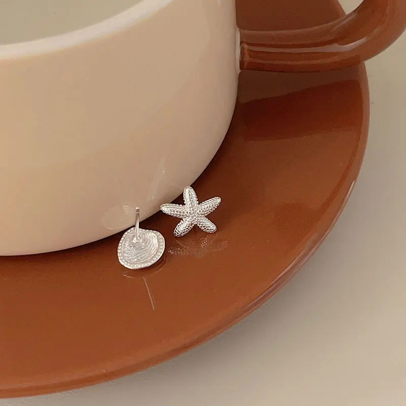 925 Sterling Silver Starfish Shell Stud Earrings For Women Wedding Engagement Jewelry Friends Jewellery 2024 Trend Argent 925
925 Sterling Silver Starfish Shell Stud Earrings For Women Wedding Engagement Jewelry Friends Jewellery 2024 Trend Argent 925