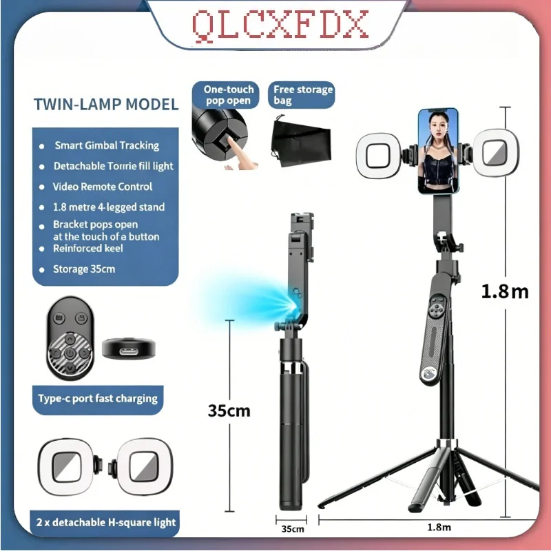 Smart AI Tracking Gimbal Facial Tracking SelfieStick Bluetooth Selfie Camera Portable Travel 360°Automatic Rotation Phone Holder
Smart AI Tracking Gimbal Facial Tracking SelfieStick Bluetooth Selfie Camera Portable Travel 360°Automatic Rotation Phone Holder