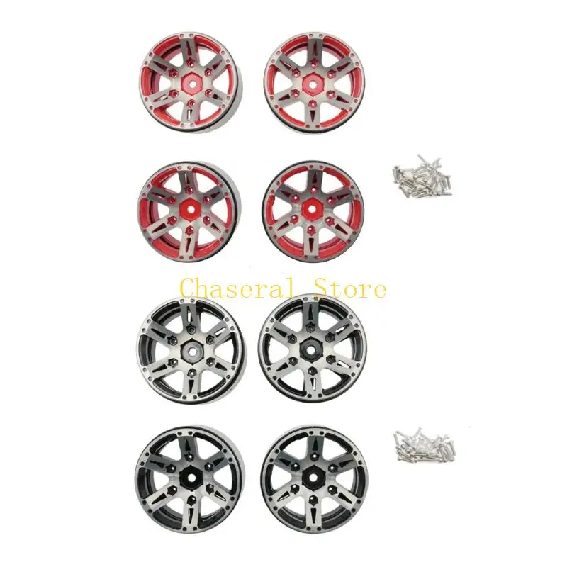 E7CE Strong 1.9 Inch Metal Beadlock Rims for Enhances Grip In Off Road Vehicle