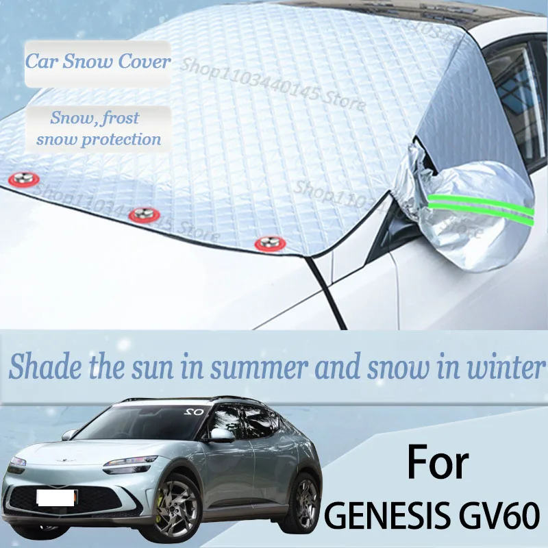 For GENESIS GV60 car Snow Windscreen, Snow, Frost, Dust and UV Visor, Winter car clothing, thick magnetic
For GENESIS GV60 car Snow Windscreen, Snow, Frost, Dust and UV Visor, Winter car clothing, thick magnetic
