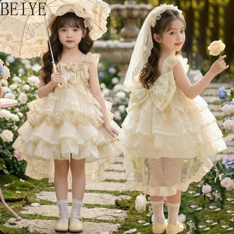 Lolita Girls Princess Dress for Girls Birthday Spring 2026 New Children's Sweet Dress Japanese Style Beautiful Party Dress
Lolita Girls Princess Dress for Girls Birthday Spring 2026 New Children's Sweet Dress Japanese Style Beautiful Party Dress