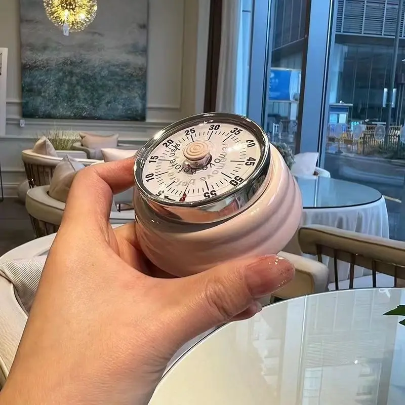High-value kitchen timer mechanical timer reminder visual round time alarm clock countdown magnetic absorber
High-value kitchen timer mechanical timer reminder visual round time alarm clock countdown magnetic absorber
