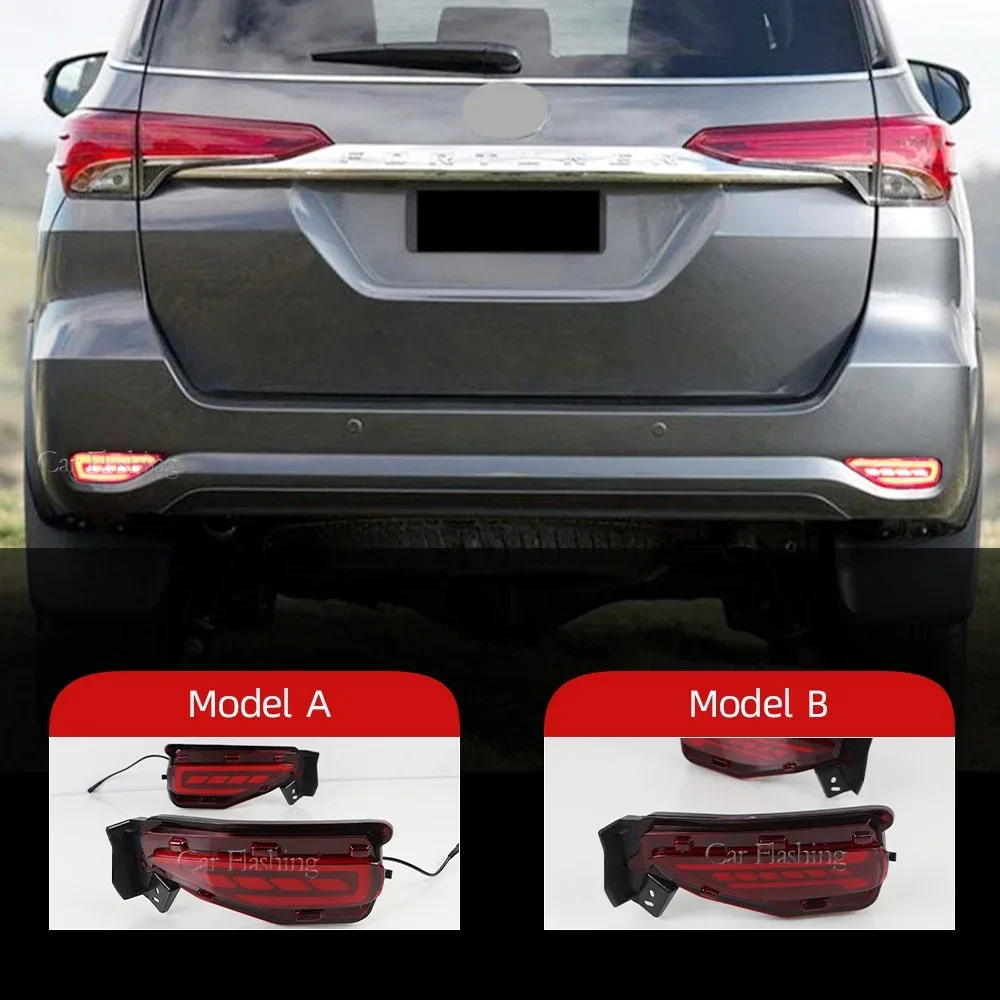 New! 1 Set LED Reflector light Rear Bumper Fog Lamp Brake Turn Signal Light For Toyota Fortuner SW4 2015 2016 2017 2018 2019 202
New! 1 Set LED Reflector light Rear Bumper Fog Lamp Brake Turn Signal Light For Toyota Fortuner SW4 2015 2016 2017 2018 2019 202