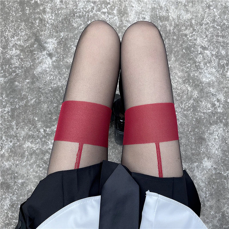 SEXY Women's Stockings Crotehless Red False Suspender Socks Erotic Open Crotch Women's Tights Pantyhose Ultra-Thin Stockings
SEXY Women's Stockings Crotehless Red False Suspender Socks Erotic Open Crotch Women's Tights Pantyhose Ultra-Thin Stockings