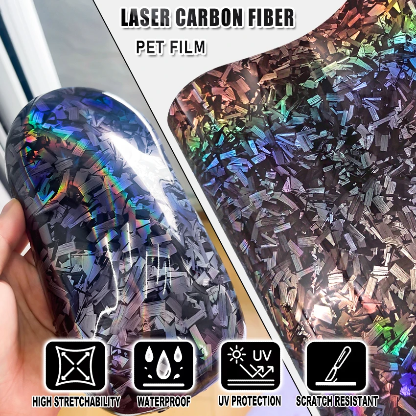 colorful Glossy Laser Forged Carbon Fiber Vinyl Wrap Air Bubble Free Car Sticker For Auto Motorcycle Decal Laser Carbon Film
colorful Glossy Laser Forged Carbon Fiber Vinyl Wrap Air Bubble Free Car Sticker For Auto Motorcycle Decal Laser Carbon Film