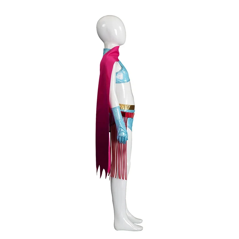 UUI1Gazelle Cosplay Costume Sky-blue Sleeveless Crop Top Glittery Shorts Outfit Children Women Vibrant Disguise Hallowe
UUI1Gazelle Cosplay Costume Sky-blue Sleeveless Crop Top Glittery Shorts Outfit Children Women Vibrant Disguise Hallowe