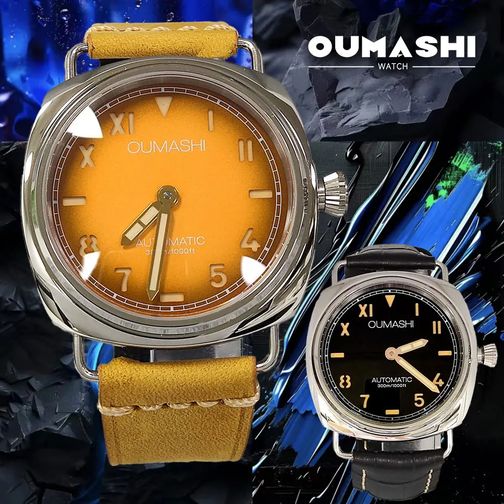 45mm men's manual mechanical watch, suitable for ST3600/eta6497 movement, retro-style mineral glass men's watch
45mm men's manual mechanical watch, suitable for ST3600/eta6497 movement, retro-style mineral glass men's watch