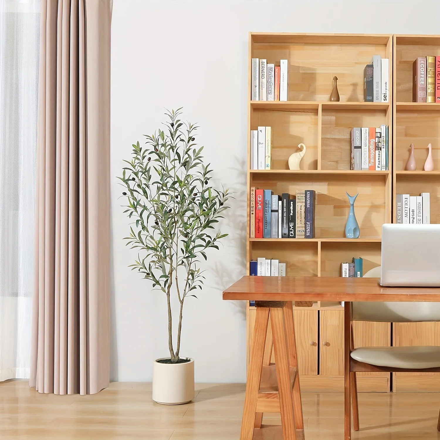Artificial Olive Tree, Elegant with White Planter, Lifelike Faux Olive Plant for Indoor Decor, Perfect for Living Room & Office,
Artificial Olive Tree, Elegant with White Planter, Lifelike Faux Olive Plant for Indoor Decor, Perfect for Living Room & Office,
