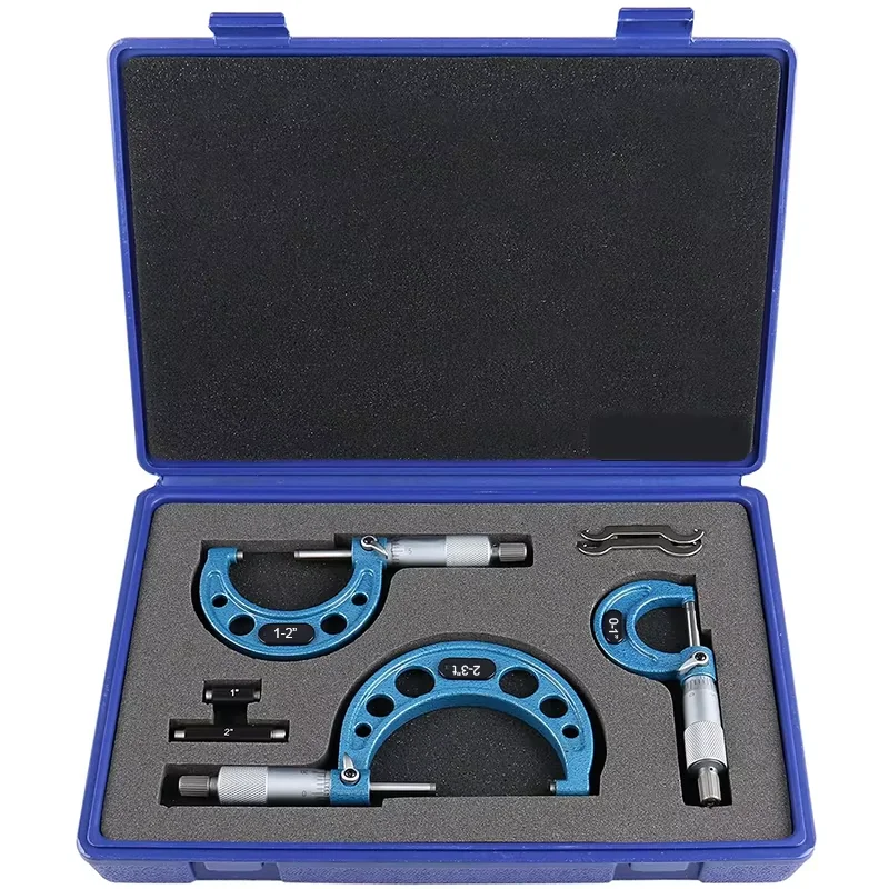 3pcs/set Outer Diameter Micrometer with Box Range 0 -75mm/0-3" Micrometer Set High Accuracy Measurement Tool
3pcs/set Outer Diameter Micrometer with Box Range 0 -75mm/0-3" Micrometer Set High Accuracy Measurement Tool