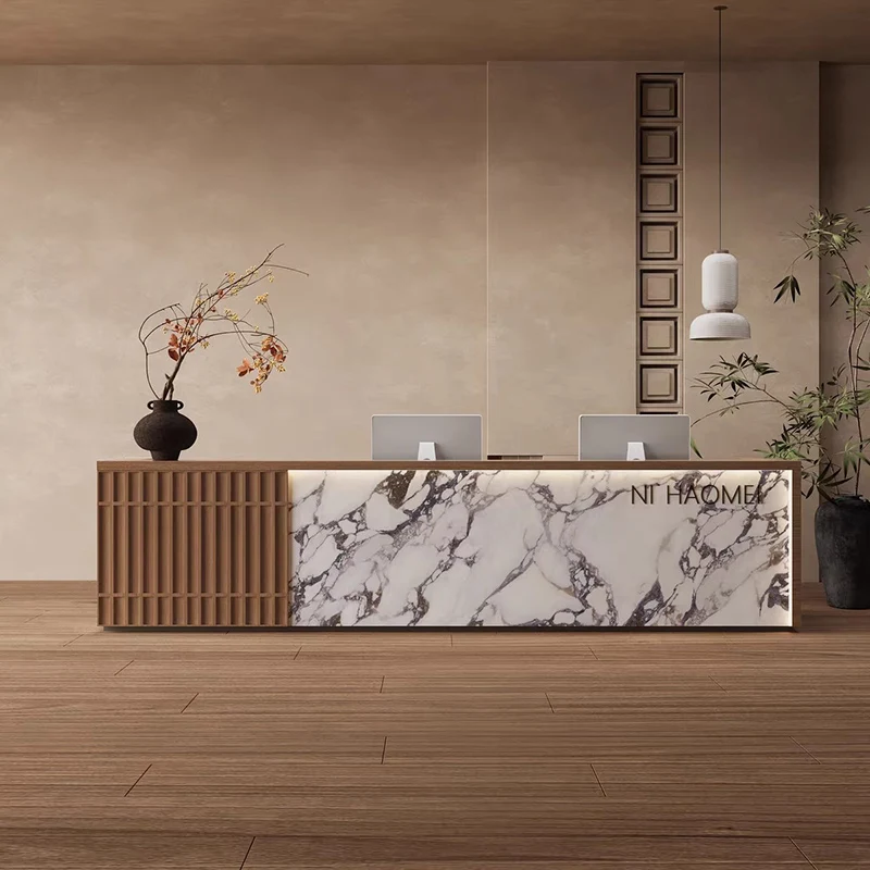 Modern Office Reception Desk Counter Decorations Hair Salon Cashier Reception Desk Counter Decorations Commercial Furniture
Modern Office Reception Desk Counter Decorations Hair Salon Cashier Reception Desk Counter Decorations Commercial Furniture