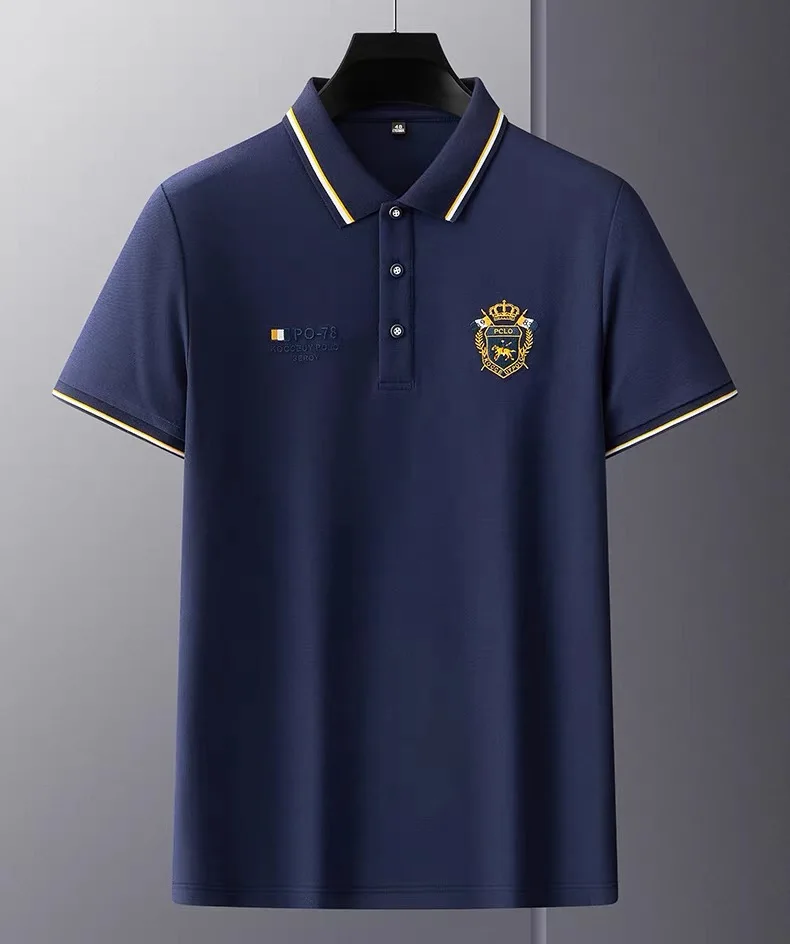 High quality summer men's new short sleeve polo shirt exquisite embroidery T-shirt fashion and comfort casual best-selling top
High quality summer men's new short sleeve polo shirt exquisite embroidery T-shirt fashion and comfort casual best-selling top