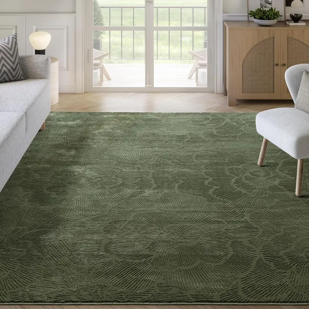 Luxurious Sage Green Area Rug - 9' x 12' - Soft and Plush, Machine Washable Carpet - Ideal for Living, Bedroom, and Dining Space
Luxurious Sage Green Area Rug - 9' x 12' - Soft and Plush, Machine Washable Carpet - Ideal for Living, Bedroom, and Dining Space
