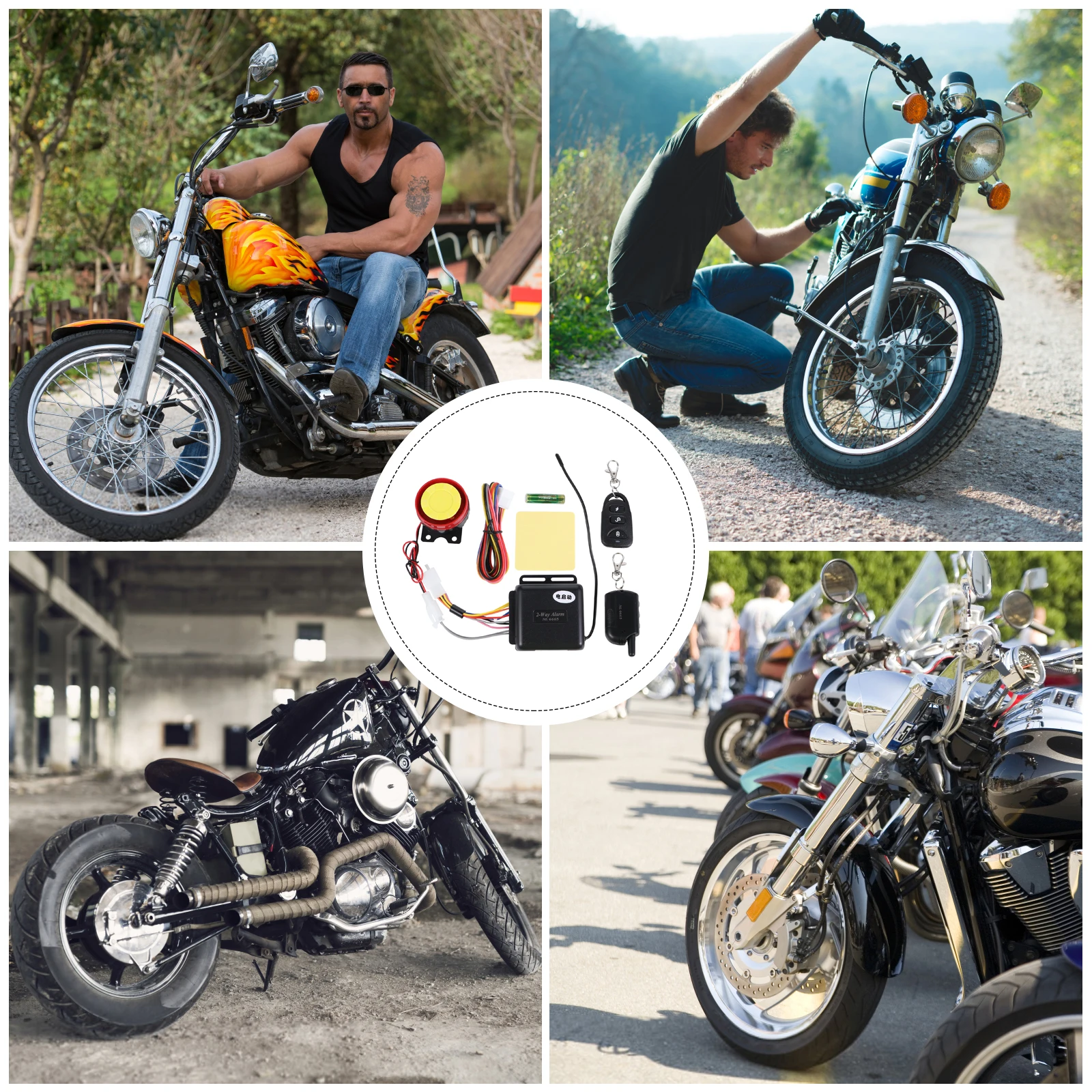 Anti Theft Alarm Security System 125dB Sound Pressure Outdoor Use Long Distance Sensing Vibration Alert Motorbike Parts
Anti Theft Alarm Security System 125dB Sound Pressure Outdoor Use Long Distance Sensing Vibration Alert Motorbike Parts