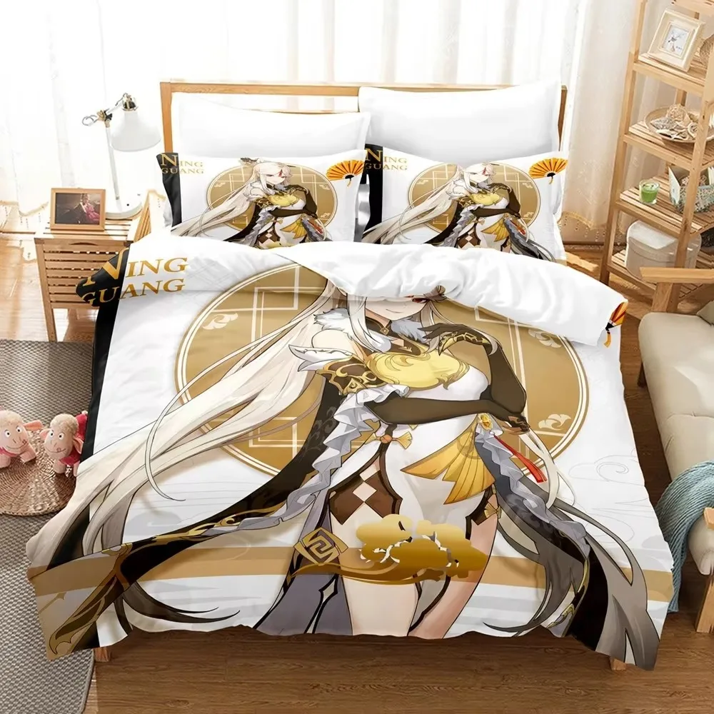 Japanese Anime Duvet Cover Set With Pillowcases Touhou Project Remilia Scarlet Flandre Bedding Sets Genshin Impact Bedclothes
Japanese Anime Duvet Cover Set With Pillowcases Touhou Project Remilia Scarlet Flandre Bedding Sets Genshin Impact Bedclothes
