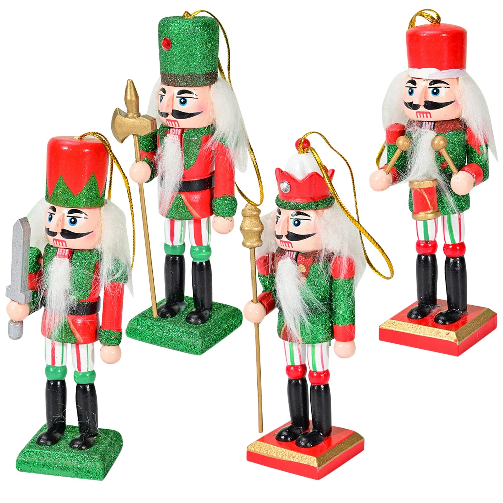 4pcs Bright Walnut Soldier Decor 12 5CM Wooden Christmas Nutcrackers Holiday Statue Toys Craft Pendant Xmas Gifts
4pcs Bright Walnut Soldier Decor 12 5CM Wooden Christmas Nutcrackers Holiday Statue Toys Craft Pendant Xmas Gifts