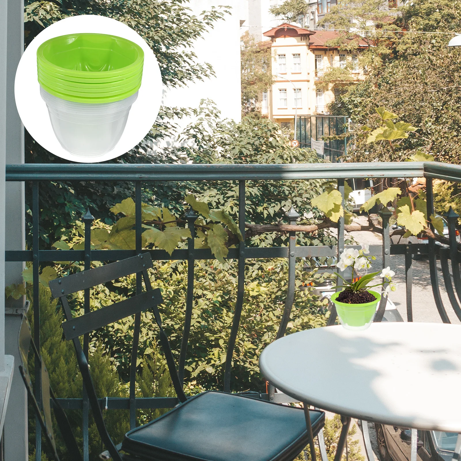 6 Sets Small Automatic Water Absorbent Flower Pot Succulent Planters Wetpot Self-watering Outdoor Irrigation
6 Sets Small Automatic Water Absorbent Flower Pot Succulent Planters Wetpot Self-watering Outdoor Irrigation