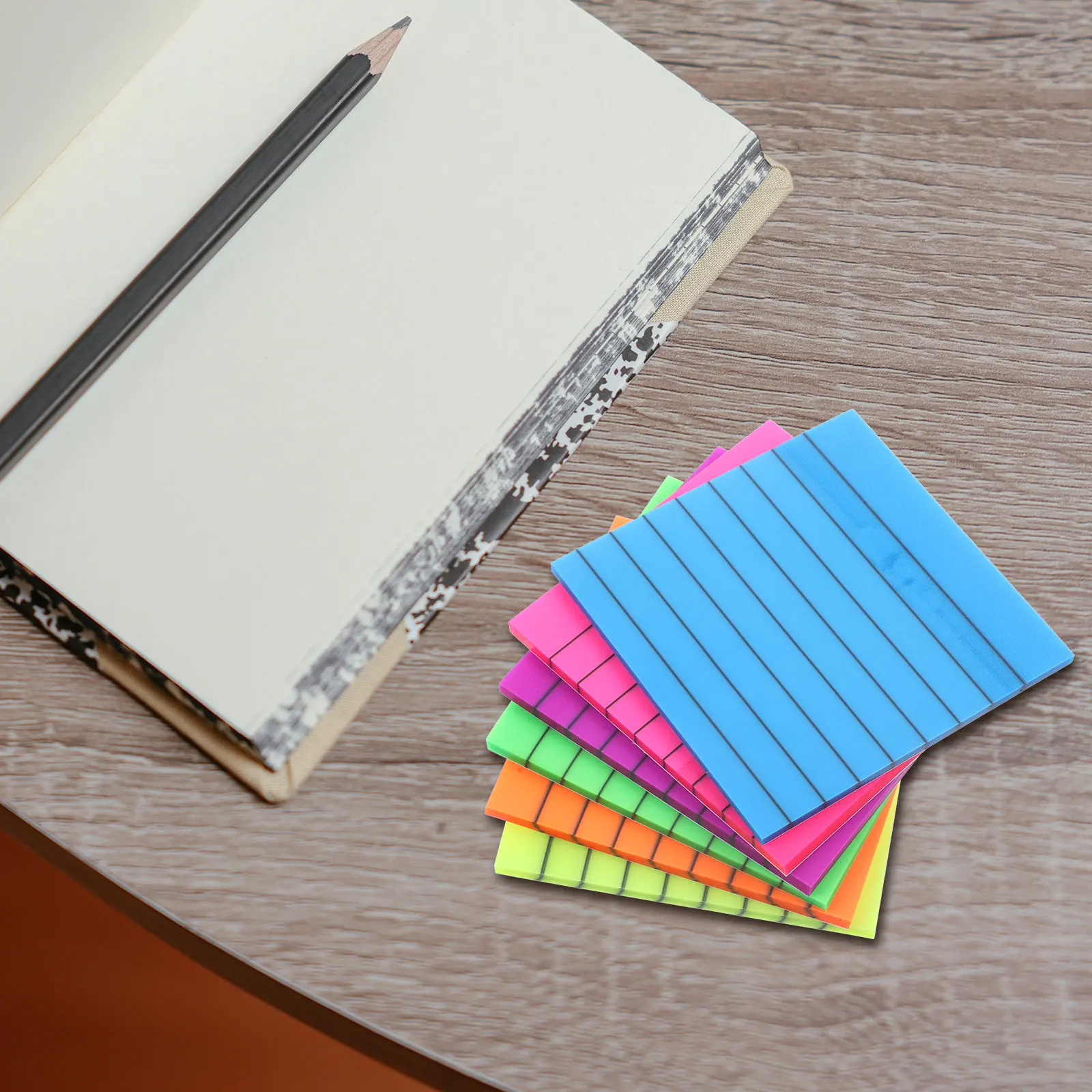 6 Pcs Transparent Colored Self Adhesive Memo Pads Practical Tear Off Stickers School Student StationeryPortable
6 Pcs Transparent Colored Self Adhesive Memo Pads Practical Tear Off Stickers School Student StationeryPortable