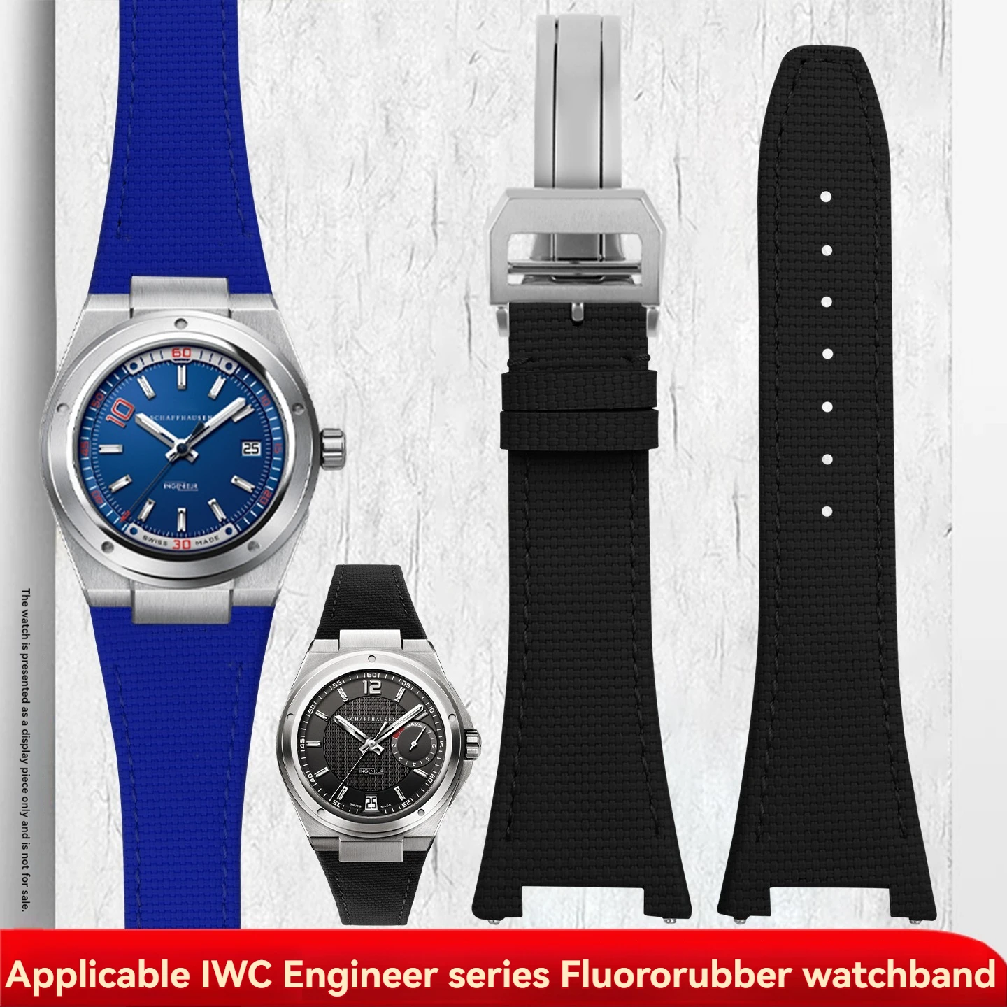 Fluororubber Watchband for IWC Engineer IW322703 IW372504 IW500501 IW378507 customized Concave interface FKM Watch Strap 28mm
Fluororubber Watchband for IWC Engineer IW322703 IW372504 IW500501 IW378507 customized Concave interface FKM Watch Strap 28mm
