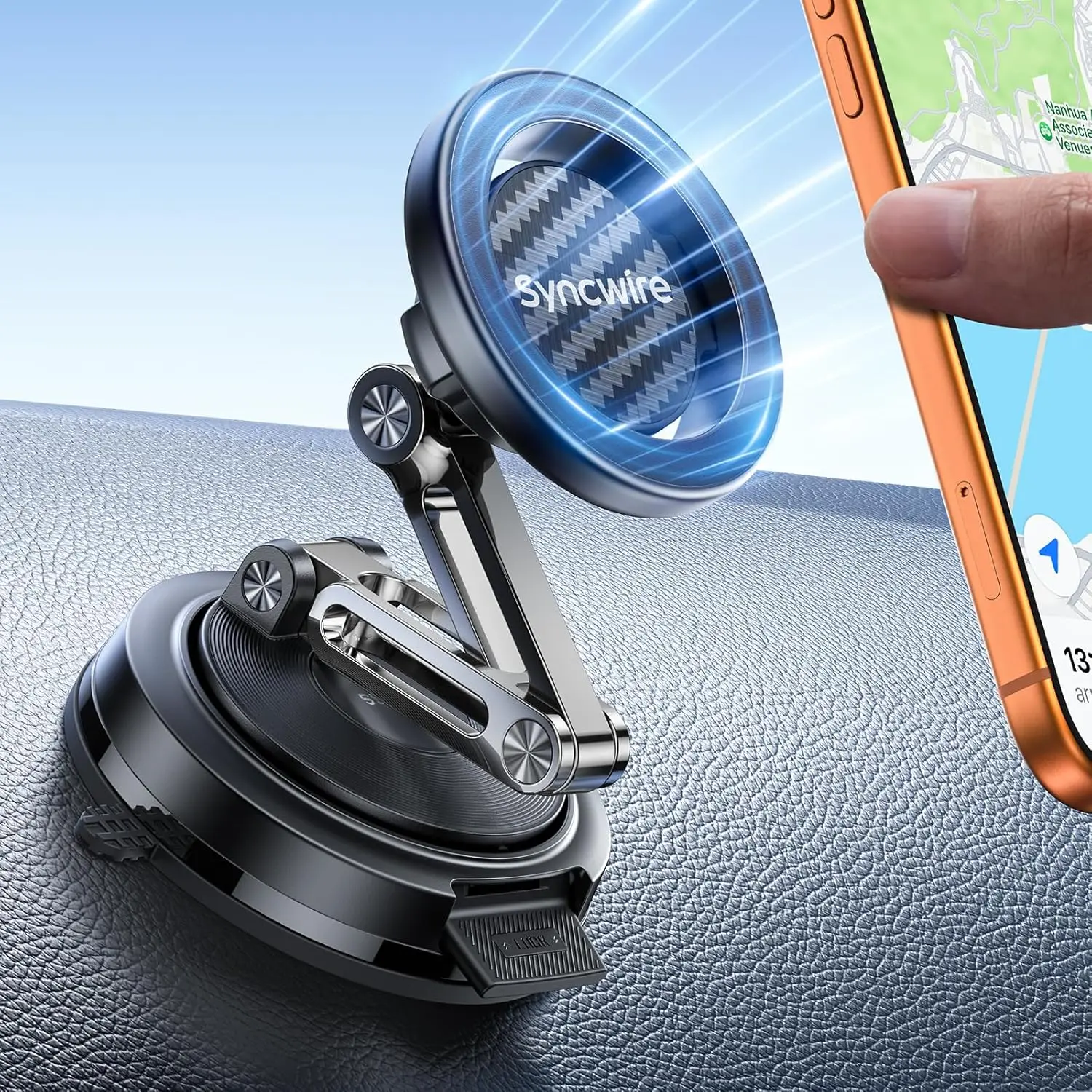 3-Axis Adjustable Vacuum Magnetic Car Mount, 360° Rotation & Foldable, Compatible with iPhone 17-12 Pro/Max/Plus
3-Axis Adjustable Vacuum Magnetic Car Mount, 360° Rotation & Foldable, Compatible with iPhone 17-12 Pro/Max/Plus