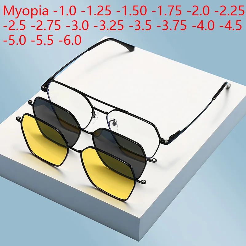 Prescription Glasses Polarizing Plate For Myopia -0.5 to -10 Men Women Cat Eye Magnetic Sunglasses Clip Shortsighted
Prescription Glasses Polarizing Plate For Myopia -0.5 to -10 Men Women Cat Eye Magnetic Sunglasses Clip Shortsighted