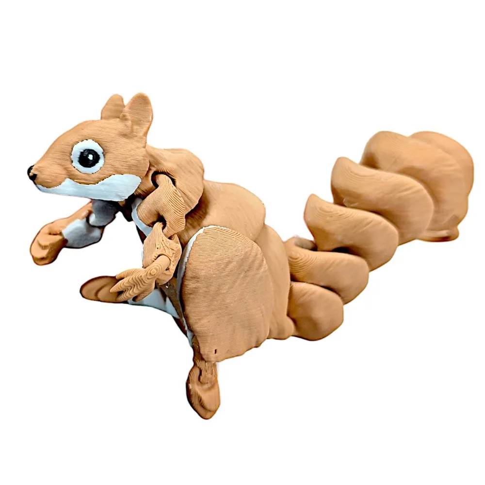 Movable Joints Squirrel Model Toys Realistic Cartoon 3D Printed Diceratops Squirrel Handicraft Figurine
Movable Joints Squirrel Model Toys Realistic Cartoon 3D Printed Diceratops Squirrel Handicraft Figurine