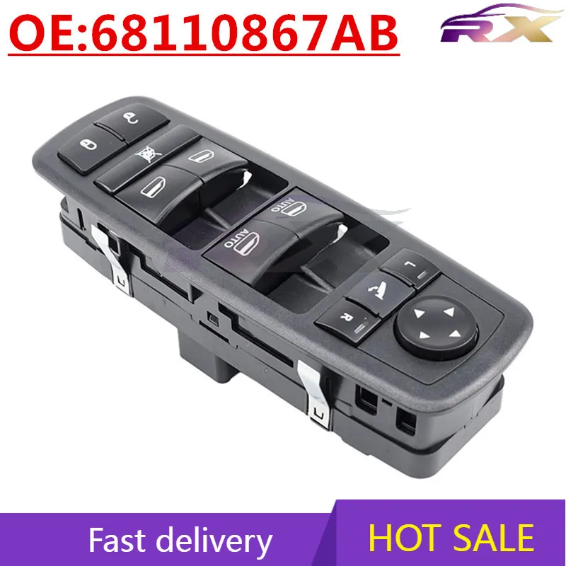 OEM:68110867AB Power Window Master Control Switch For Chrysler/Dodge
OEM:68110867AB Power Window Master Control Switch For Chrysler/Dodge