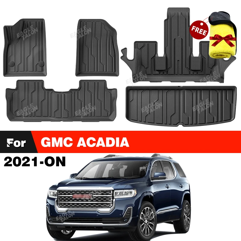 For GMC ACADIA 2021-on 2024 2023 2022 All-Weather TPE Floor Mat Trunk Mat Carpet Cover Automotive Interior Protector Accessorie
For GMC ACADIA 2021-on 2024 2023 2022 All-Weather TPE Floor Mat Trunk Mat Carpet Cover Automotive Interior Protector Accessorie