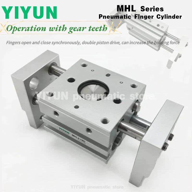 MHL2-10D MHL2-10D1 MHL2-10D2 MHL2-16D MHL2-16D1 MHL2-20D MHL2-25D MHL2-32D MHL2-40D YIYUN Pneumatic Finger Cylinder MHL2 Series
MHL2-10D MHL2-10D1 MHL2-10D2 MHL2-16D MHL2-16D1 MHL2-20D MHL2-25D MHL2-32D MHL2-40D YIYUN Pneumatic Finger Cylinder MHL2 Series