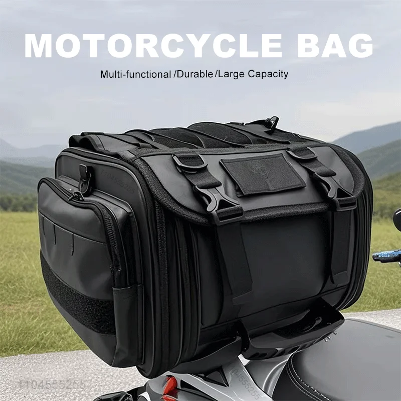 New Motorcycle Bag Rear Seat Bag Durable Large Capacity Tail Tank Bag Multi-functional Backpack Luggage Motorcycle Accessories
New Motorcycle Bag Rear Seat Bag Durable Large Capacity Tail Tank Bag Multi-functional Backpack Luggage Motorcycle Accessories