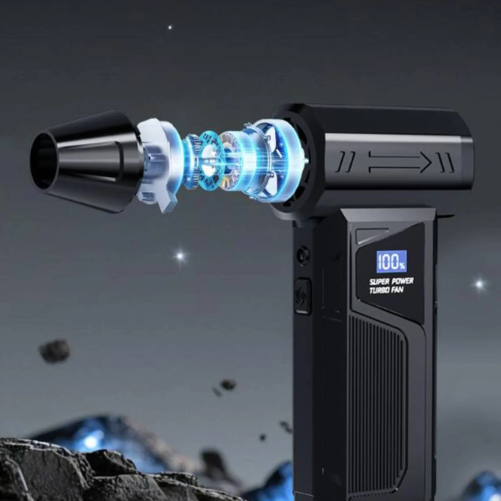 Battery-Powered High-Velocity Blower Lightweight Portable Air Blower High Speed High-Velocity Fan Multiple Nozzles Cordless Jet
Battery-Powered High-Velocity Blower Lightweight Portable Air Blower High Speed High-Velocity Fan Multiple Nozzles Cordless Jet
