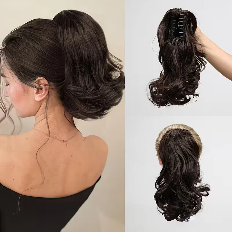 Women’s Heat-resistant Synthetic Ponytail, Straight Hair with Rolled Ends, Multi-style for all occasions
Women’s Heat-resistant Synthetic Ponytail, Straight Hair with Rolled Ends, Multi-style for all occasions
