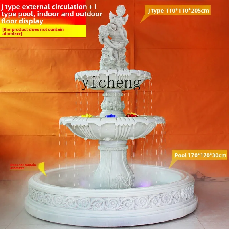 ZC large European fountain living room sculpture outdoor rockery fish pond courtyard water garden decoration
ZC large European fountain living room sculpture outdoor rockery fish pond courtyard water garden decoration