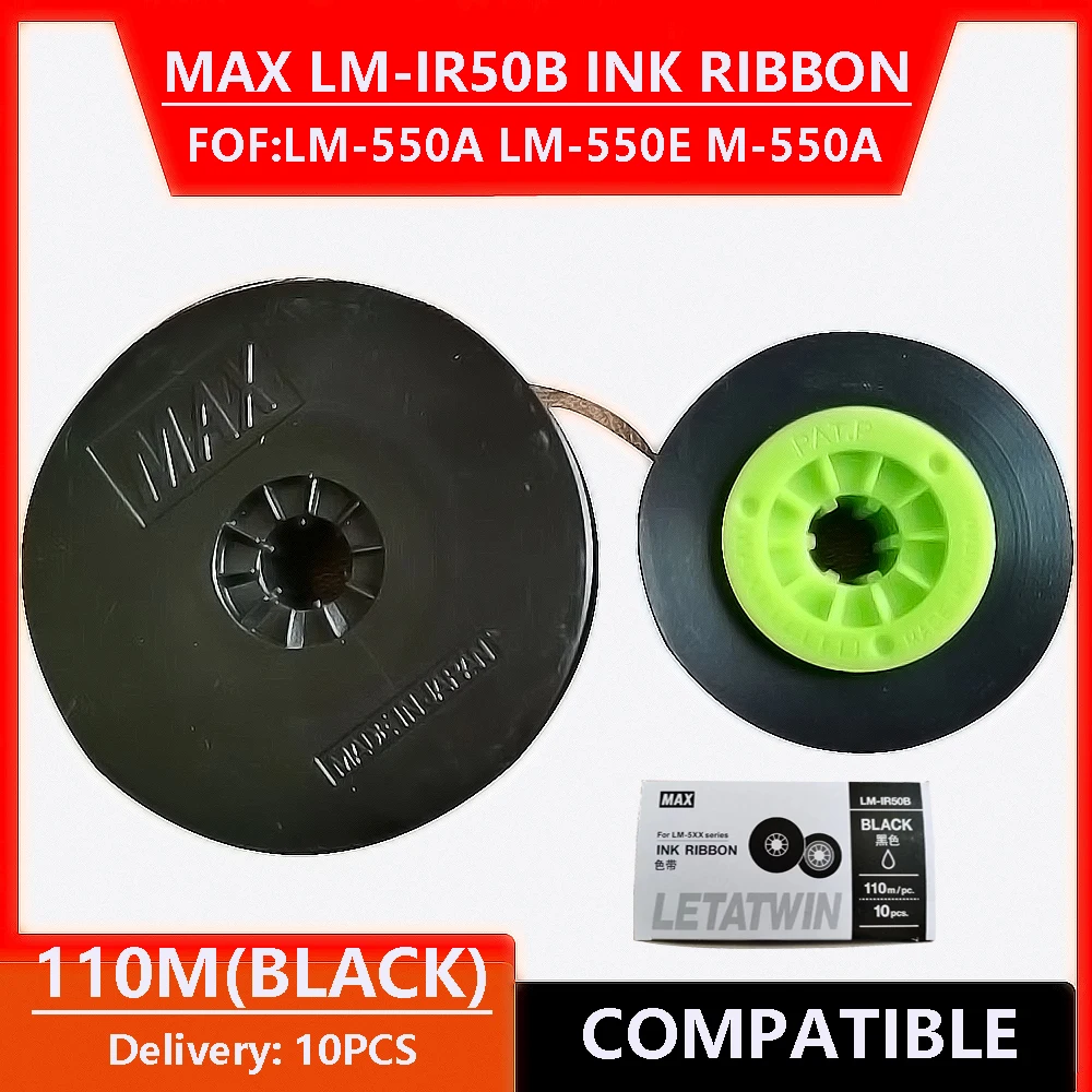 Лента для лампового принтера MAX, совместимый с чернильным картриджем LM-IR50B для принтеров LM-550A LM-550E, принадлежности для офисного оборудования 
Лента для лампового принтера MAX, совместимый с чернильным картриджем LM-IR50B для принтеров LM-550A LM-550E, принадлежности для офисного оборудования