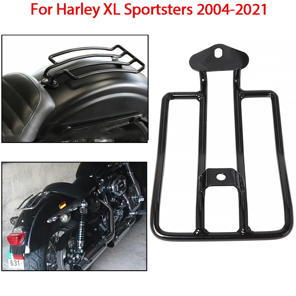 Motorcycle Chrome Black Rear Fender Luggage Rack Support Shelf Solo Seat For Harley Sportster Iron XL 883 1200 2004-2021
Motorcycle Chrome Black Rear Fender Luggage Rack Support Shelf Solo Seat For Harley Sportster Iron XL 883 1200 2004-2021
