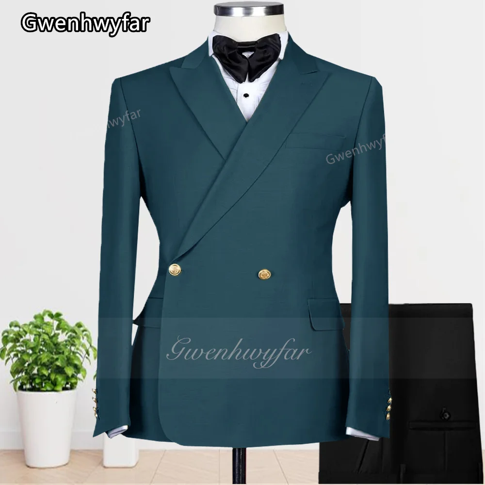 Gwenhwyfar 2025 Мужские костюмы Slim Fit с зубцами Темно-синий Мужской костюм Блейзеры Брюки 2 предмета Формальная повседневная деловая одежда для жениха и свадьбы
Gwenhwyfar 2025 Мужские костюмы Slim Fit с зубцами Темно-синий Мужской костюм Блейзеры Брюки 2 предмета Формальная повседневная деловая одежда для жениха и свадьбы