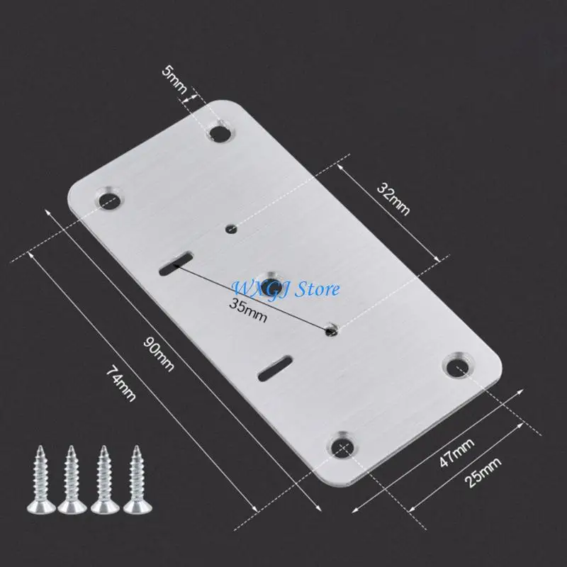 37JE High Strength Stainless Door Hinge Repair Plates for Kitchen Cabinets Furniture
37JE High Strength Stainless Door Hinge Repair Plates for Kitchen Cabinets Furniture