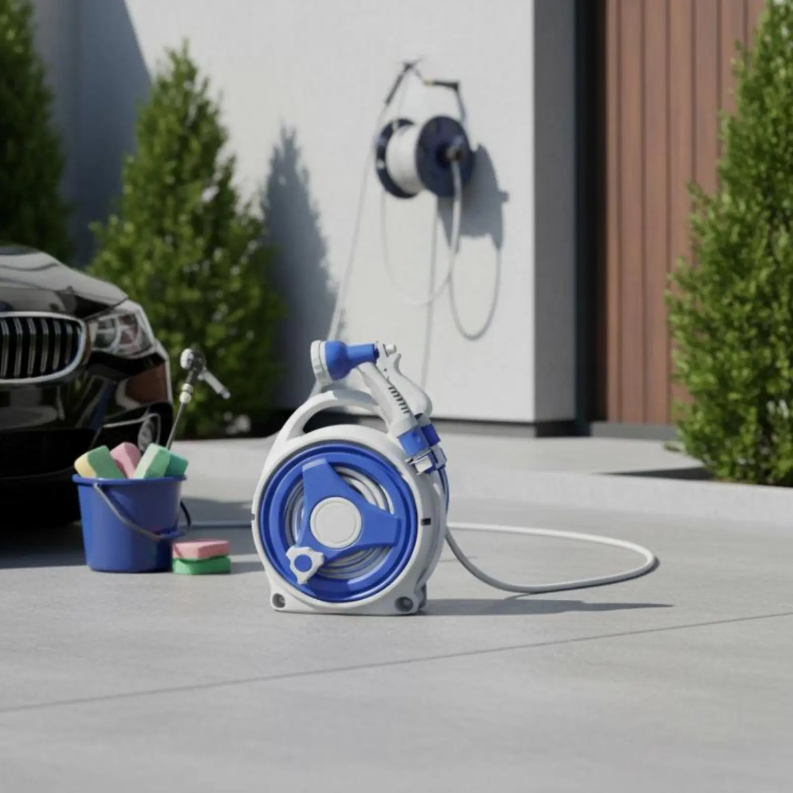 Water Hose Reel Carriage Compact Garden Hose Reel Carriage Space Saving ABS Material for Outdoor
Water Hose Reel Carriage Compact Garden Hose Reel Carriage Space Saving ABS Material for Outdoor