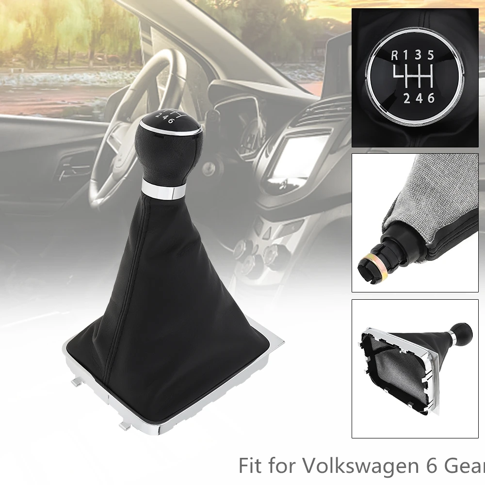 Car Manual Gear Shift Knob with Dust Cover Fit for Volks-wagen V-W Pas-sat B6 2005-2011 / 6 Gear Models
Car Manual Gear Shift Knob with Dust Cover Fit for Volks-wagen V-W Pas-sat B6 2005-2011 / 6 Gear Models