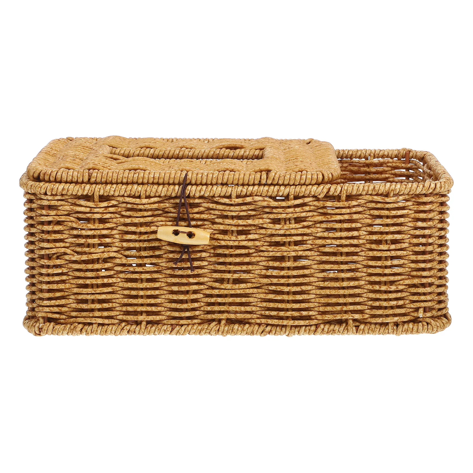 Imitation Rattan Tissue Box Lightweight Small Desktop Storage Holder Napkin Container For Home Office Tissue Dispenser
Imitation Rattan Tissue Box Lightweight Small Desktop Storage Holder Napkin Container For Home Office Tissue Dispenser