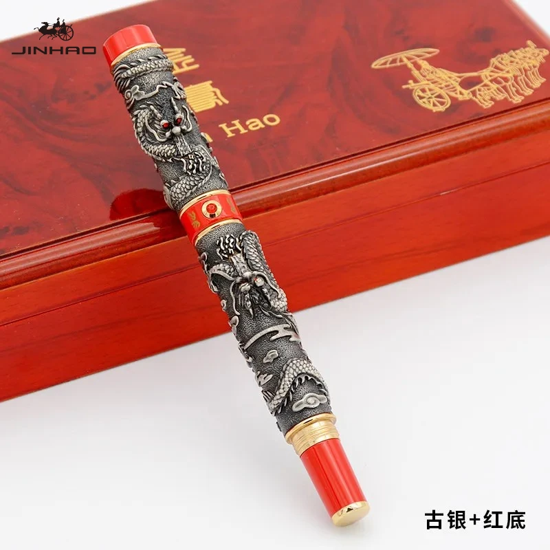 JINHAO Twin Dragons Playing with Pearl Retro Fountain Pen Classical Collectible Writing Office School Supplies Stationery
JINHAO Twin Dragons Playing with Pearl Retro Fountain Pen Classical Collectible Writing Office School Supplies Stationery