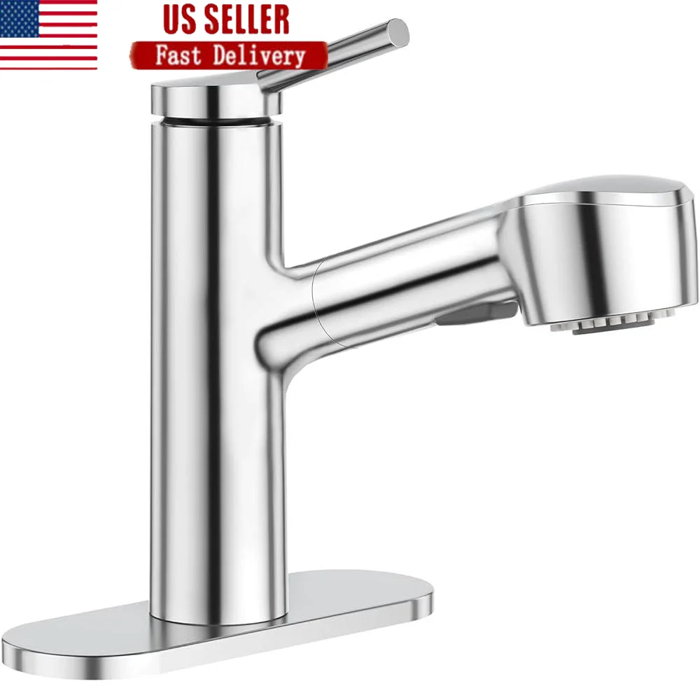 Single Handle Pull Down Bathroom Faucet with Handheld Sprayer Utility Sink Faucet Ergonomic Design Easy Installation Dual
Single Handle Pull Down Bathroom Faucet with Handheld Sprayer Utility Sink Faucet Ergonomic Design Easy Installation Dual