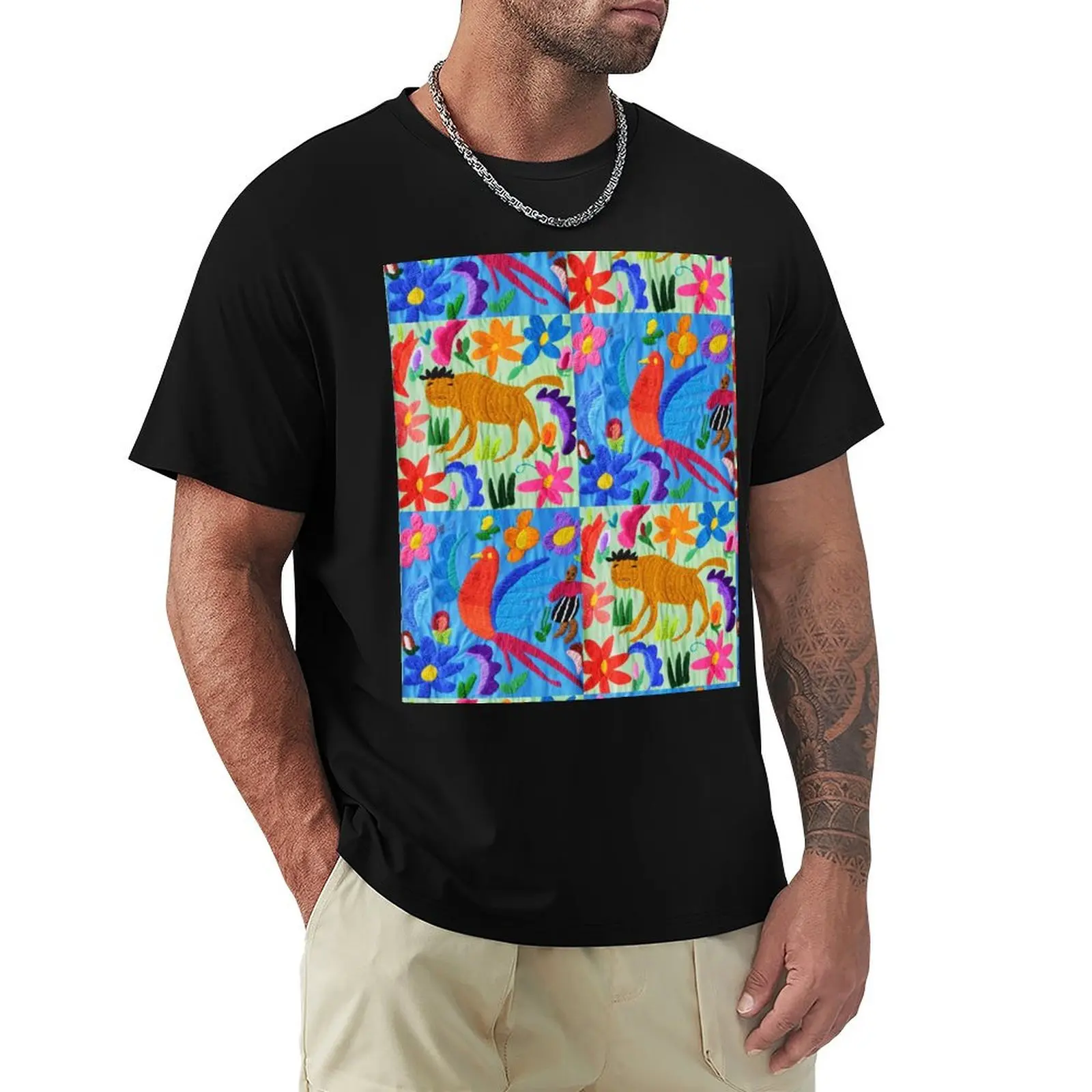 Folk embroidery T-Shirt blue lock summer clothes boys animal print cotton t shirt men
Folk embroidery T-Shirt blue lock summer clothes boys animal print cotton t shirt men