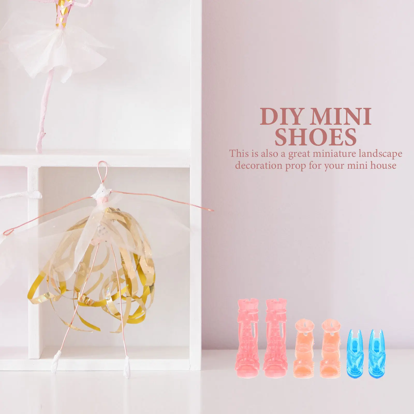 15Pairs Mini Crystal Shoes Decorative Simulation DIY Creative Handicraft Wear-Resistant Tiny Shoes for Kids Early Education
15Pairs Mini Crystal Shoes Decorative Simulation DIY Creative Handicraft Wear-Resistant Tiny Shoes for Kids Early Education