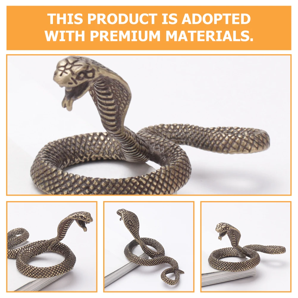 Retro Cobra Brass Desktop Ornament Simulation Sculpture For Home Office Decor Desktop Ornament Tabletop Decoration
Retro Cobra Brass Desktop Ornament Simulation Sculpture For Home Office Decor Desktop Ornament Tabletop Decoration