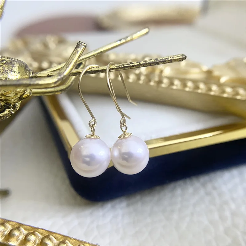Natural Elegant 9-10mm Sea Genuine White Pearl Earring For Women Stud Earrings
Natural Elegant 9-10mm Sea Genuine White Pearl Earring For Women Stud Earrings