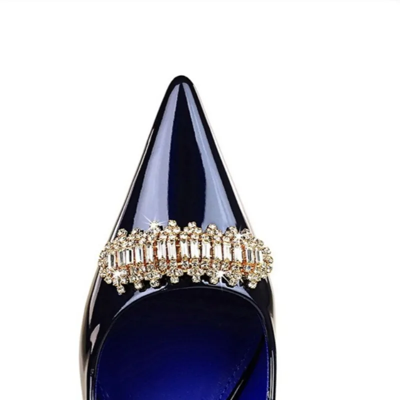 Elegant Womens Wedding Shoes Luxury Rhinestone Pointed Tip High Heels for Woman French Casual Shoes Designer Shoes Zapatos Mujer
Elegant Womens Wedding Shoes Luxury Rhinestone Pointed Tip High Heels for Woman French Casual Shoes Designer Shoes Zapatos Mujer