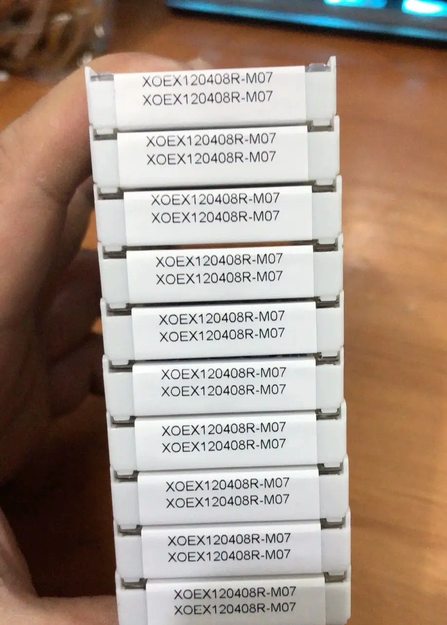 Hard alloy cutting blades XOEX120408R-M07,MS2500
Hard alloy cutting blades XOEX120408R-M07,MS2500